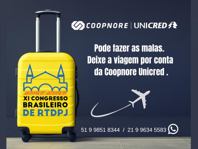 Coopnore Unicred oferece linha de financiamento para registradores participarem do XI Congresso de RTDPJ