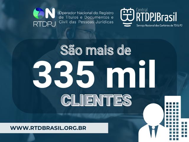 ON-RTDPJ: Indicadores da plataforma mostram 335 mil clientes cadastrados e mais de 6,6 milhões de acessos ao portal 