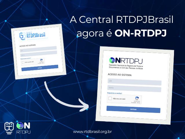 Central RTDPJBrasil agora é ON-RTDPJ: mesma missão, novo nome e mais conectividade
