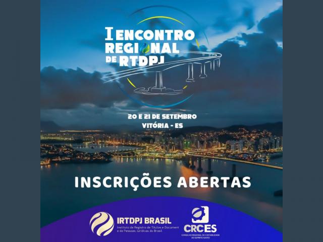 Últimos dias para se inscrever no I Encontro Regional de RTDPJ