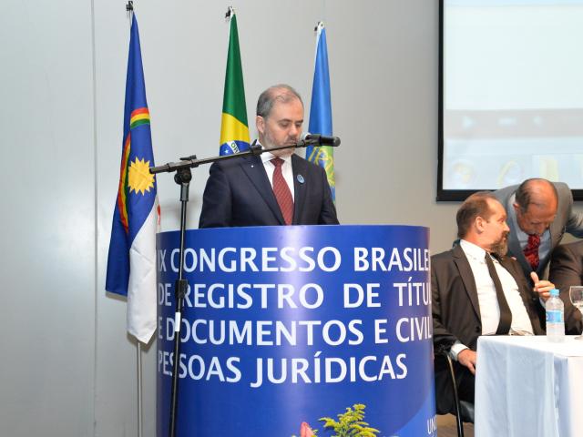 Abertura do IX Congresso Brasileiro de Registro de TD&PJ