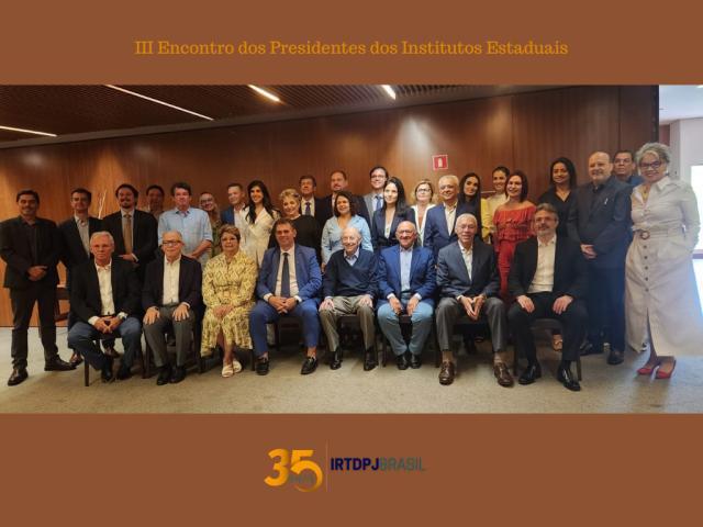 III Encontro dos Presidentes dos Institutos Estaduais reúne participantes de 15 estados e o Distrito Federal