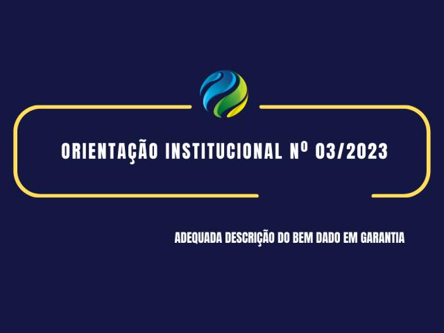 Orientação institucional do IRTDPJBrasil alerta sobre a necessidade da descrição adequada do bem dado em garantia