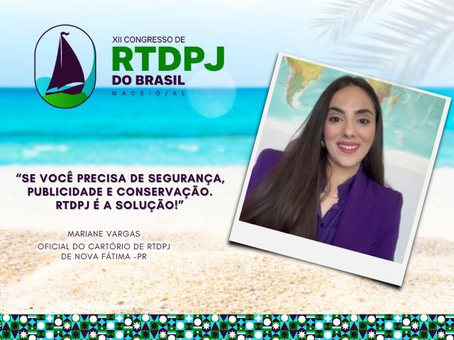 Mariane Vargas, oficial interina de Nova Fátima/PR, vence concurso de frases e participará do XII Congresso de RTDPJ