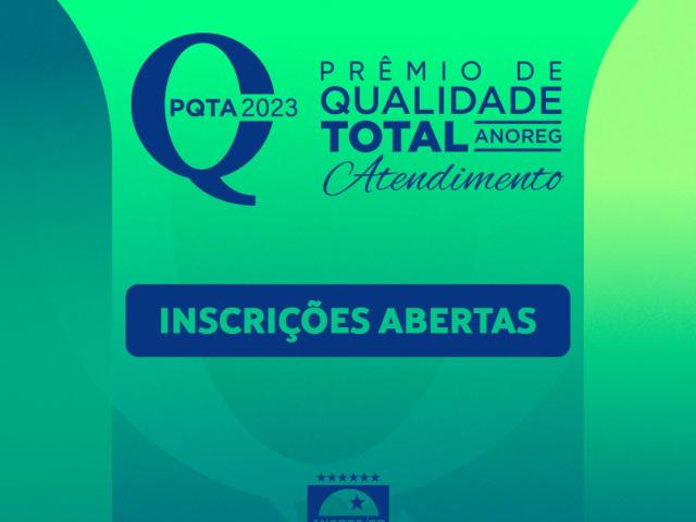 PQTA 2023 permanece com inscrições abertas a todos os Cartórios do Brasil 