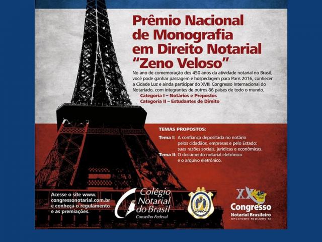 Prêmio Nacional de Monografia em Direito Notarial
