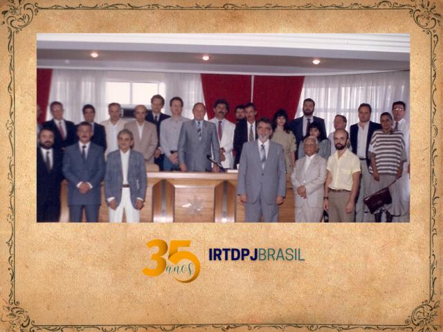 IRTDPJBrasil comemora 35 anos de fundação, na próxima semana