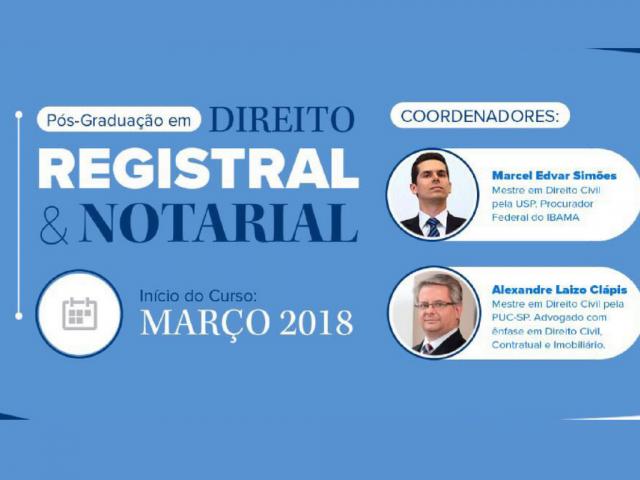 Faculdade IDP de São Paulo abre matrículas para o curso de Pós-Graduação em Direito Registral e Notarial