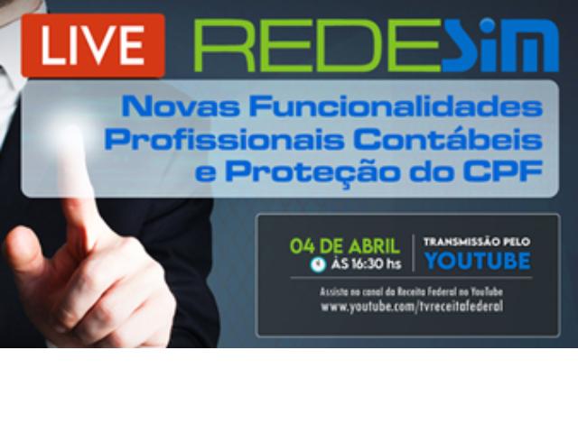 Participe da Live da Receita Federal sobre as novas funcionalidades no ambiente CNPJ/Redesim