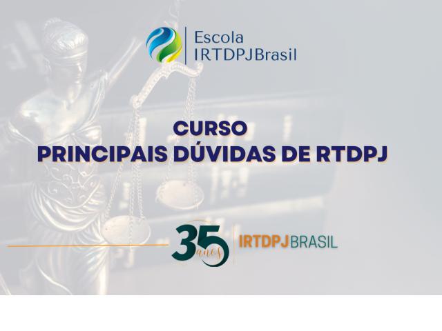 Curso gratuito: "Principais Dúvidas de RTDPJ" esclarece questões sobre os atos registrais 