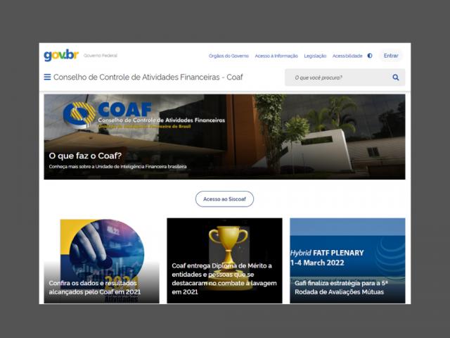 Anoreg/BR – Coaf inaugura nova página na internet